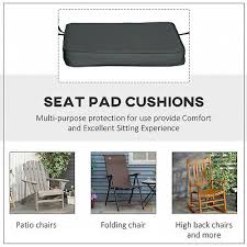 Outsunny Set Of 6 Chair Cushion Seat