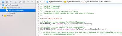 creating a framework in xcode harold