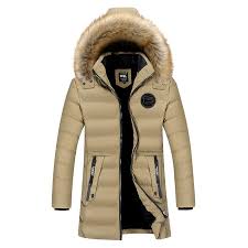 Men S Winter Puffer Coat Warm Long