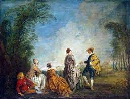 Description of the painting by Antoine Vatto “Embarrassing Offer” ❤️ -  Watteau Antoine