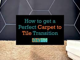 carpet to tile transition