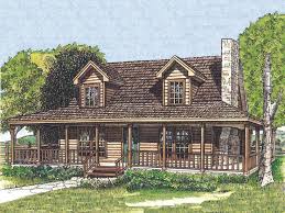 Cabin And Cottage Plan Front Of Home