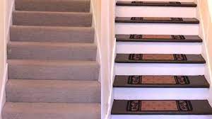 how to renovate carpeted stairs to