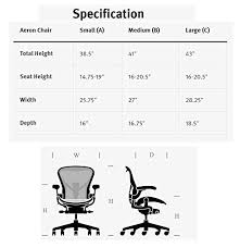 Herman Miller Aeron Chair Size C Graphite Aer1c23dwalpg1g1g1bbbk23103