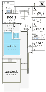 Luxury Beach Plan With Rooftop Sundeck