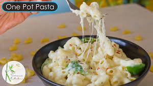 one pot white sauce pasta cheesy