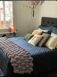 Bed Runner King Bedding Scarf Knot