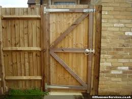 Brace A Wooden Door Or Gate