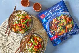 asian style vegetables with stir fry