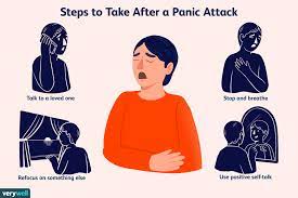 how to calm down after a panic
