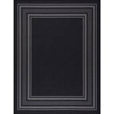 beverly rug 8 x 10 black carmel bordered non slip indoor area rug