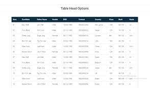 tbl bootstrap 4 table design by