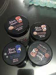 free nm naio nails 4 acrylic jars