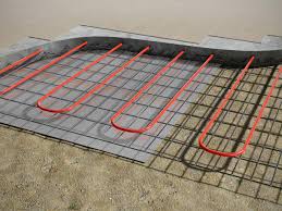 radiant floor concrete slab