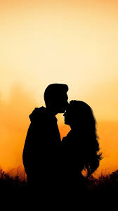 cute couple in sunset wallpapers on