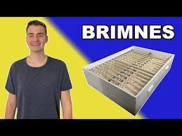 brimnes bed frame with storage tutorial