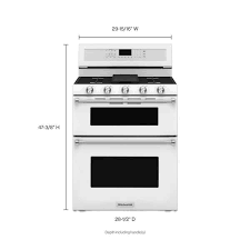 Kitchenaid 6 0 Cu Ft Double Oven Gas