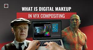 digital makeup in vfx compositing