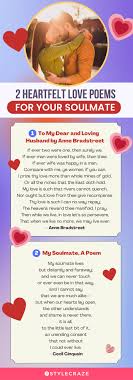 40 love poems for your soulmate