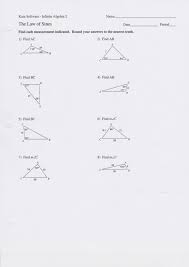 Law of cosine worksheets with answers on the 2nd page of the pdf. The Law Of Sines Worksheet Answers Nidecmege
