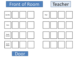 computer lab seating chart template k