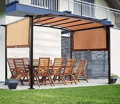 Outdoor Pergola Gazebo Retractable