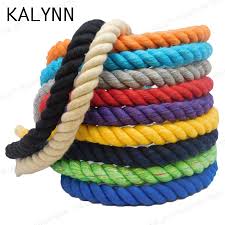 Natural Twisted Cotton Rope For Sports