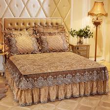 Regaluxe Velvet Lace Bedding Set King