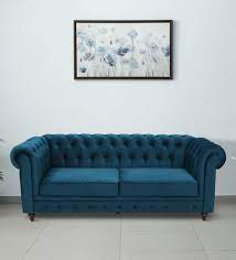 cheshire velvet 3 seater sofa in