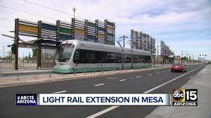 light train extension opens in mesa