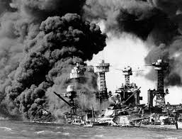 historian seeks to clear embassy of pearl harbor sneak attack the uss west virginia and the uss tennessee burn on dec