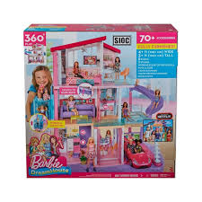 Tres pisos, ocho habitaciones que incluyen un. Barbie Estate Muneca Mega Casa De Los Suenos Sears