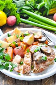 slow cooker pork chops with vegetables