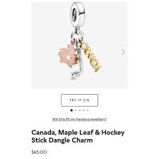 hockey stick dangle charm 798996c00
