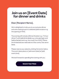 event invitation email exles and