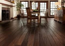 dark brown maple hardwood flooring