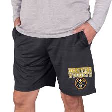 Show off in nuggets hats, shirts, sweatshirts, beanies and hoodies for men, women, and children. Denver Nuggets Concepts Sport Bullseye Knit Jam Shorts Charcoal