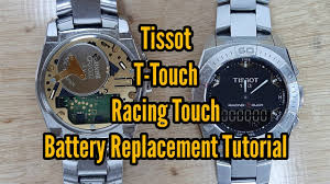 tissot t touch racing touch battery