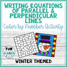 Perpendicular Lines Winter Themed