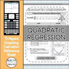 Quadratics Regression Quadratic Equation