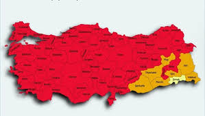 Haritalar konusunda tekonolojinin hayli ileri bir seviyeye gelmesinden dolayı eski klasik olarak sunulan fotoğraf şeklinde ki yıllar önce yapılmış. Turkiye Risk Haritasi 21 Nisan 2021 Il Il Koronavirus Risk Haritasi Ve Yuzdelik Vaka Sayilari Gundem Haberleri