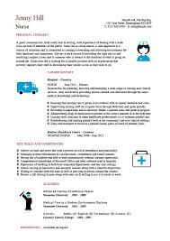 Nursing CV examples and template