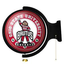 Round Rotating Lighted Wall Sign