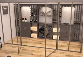 Glass Wine Cellars By Wine Racks