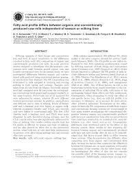 pdf fatty acid profile differs between