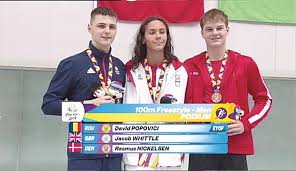 David popovici is a swimmer who competes internationally for romania. Campion Olimpic De Tineret La 14 Ani Newsweek Romania