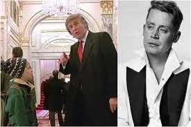 Nothing to remind you of your age like two childhood figures having a baby together. Macaulay Culkin Backs Removal Of Donald Trump Scene In Home Alone 2