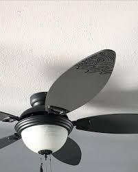painting a ceiling fan with wave