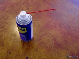 remove shoe marks with wd 40 from your