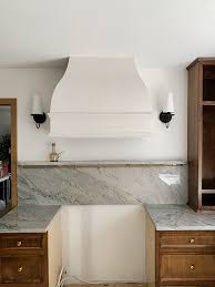 Our Roman Clay Kitchen Hood Brepurposed